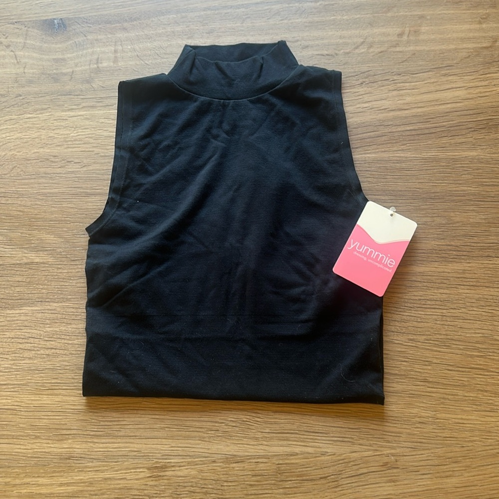 NWT Yummie - Kinsley Mock Neck Shaping Thong Bodysuit - S/M